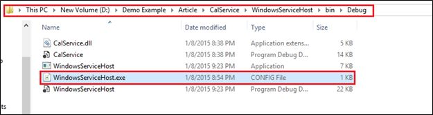 Windows Service host